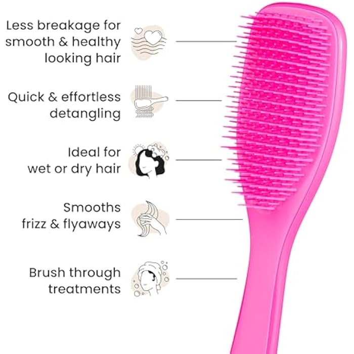 Tangle Teezer The Wet Detangler: Runwayl Pink - Image 4